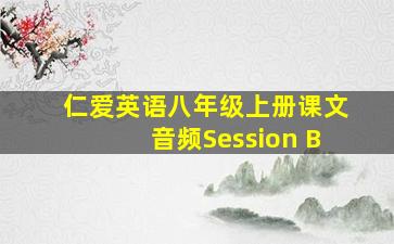 仁爱英语八年级上册课文音频Session B